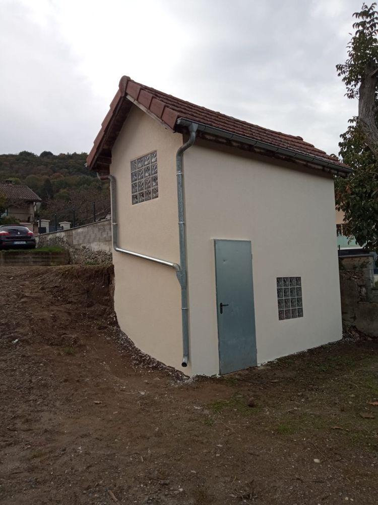 Après travaux Maison beige - vue générale